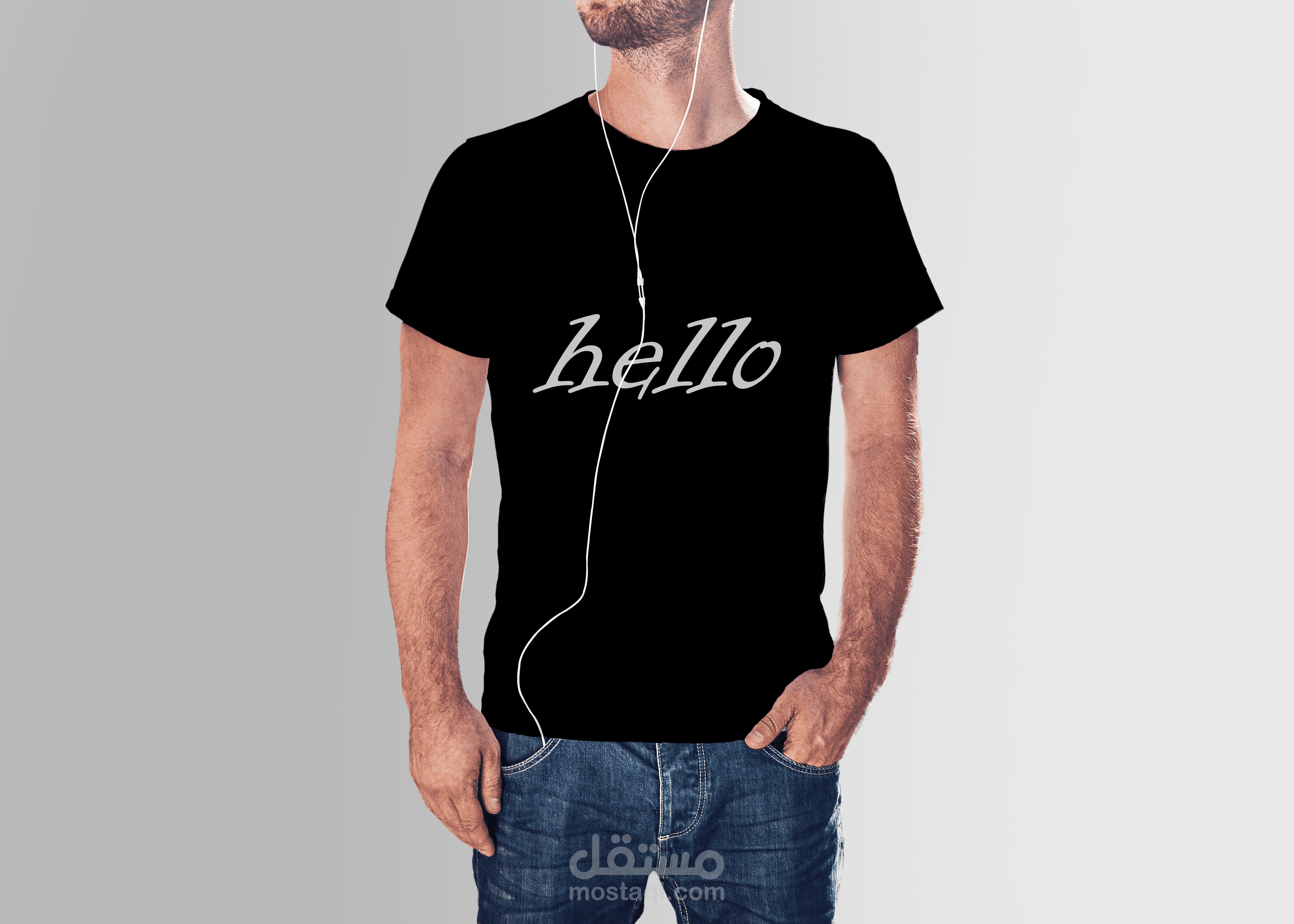 تصميم t - shirt  رجالي