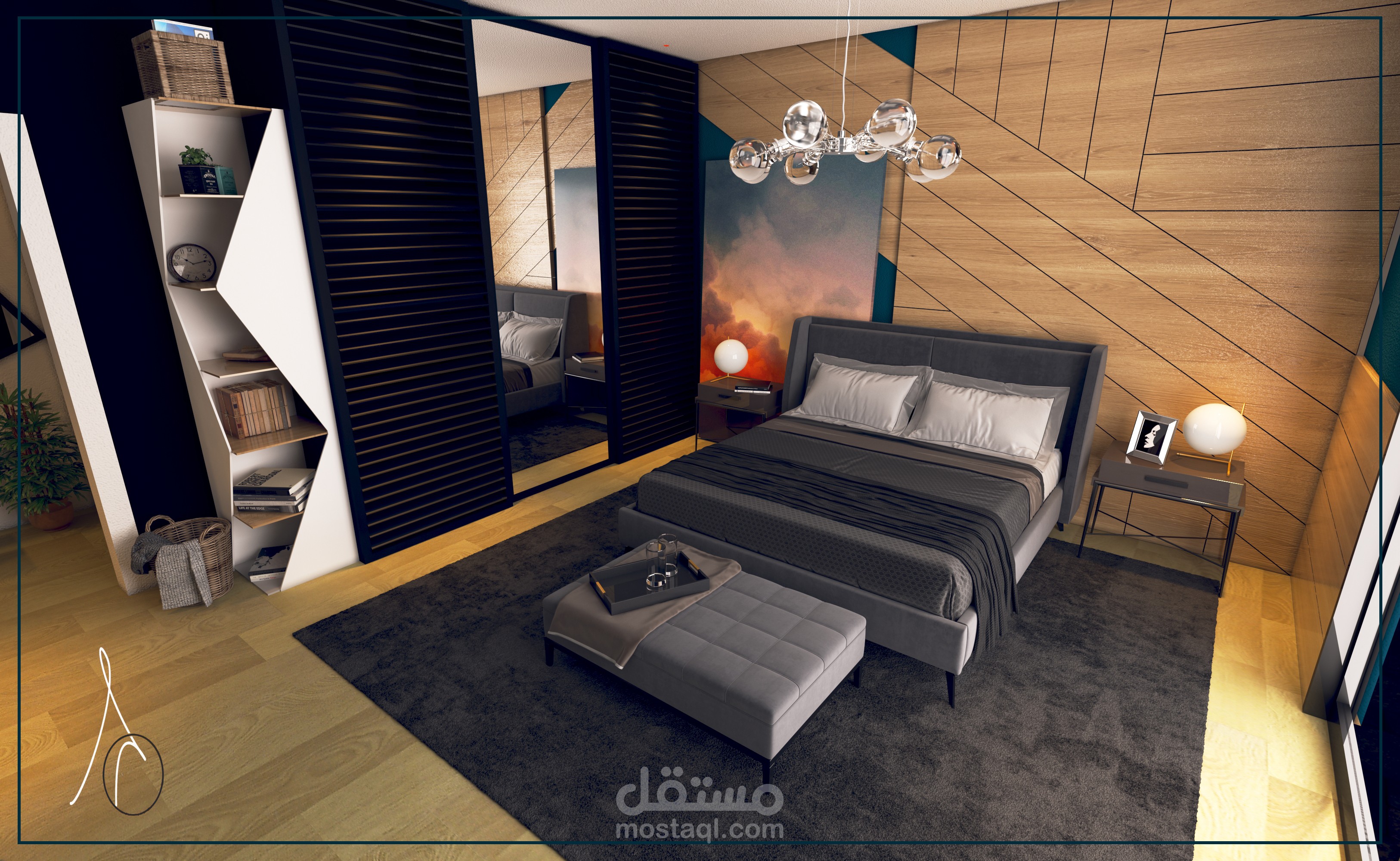 Modern bedroom style