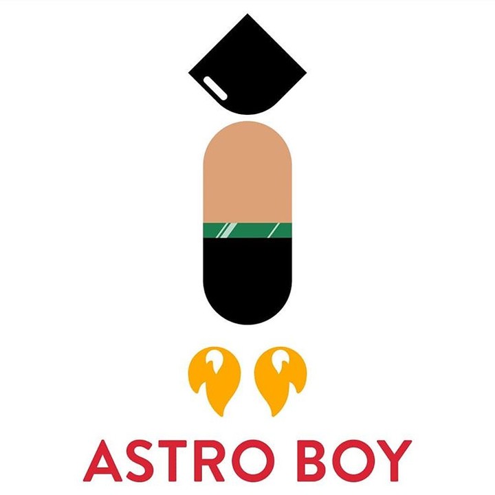 AstroBoy Flat Art and Logo Design