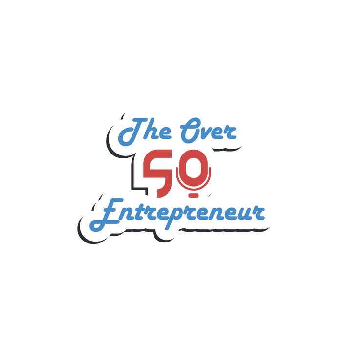 The Over 50 Entrepreneur Podcast Logo Design