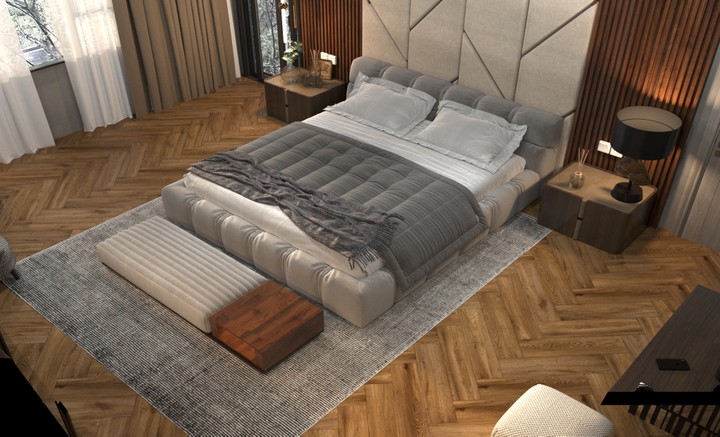 modern bed room project