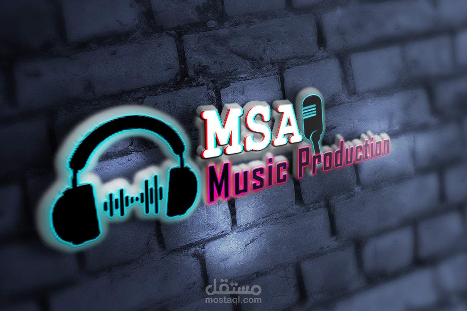 شعار لشركه انتاج موسيقي MSA