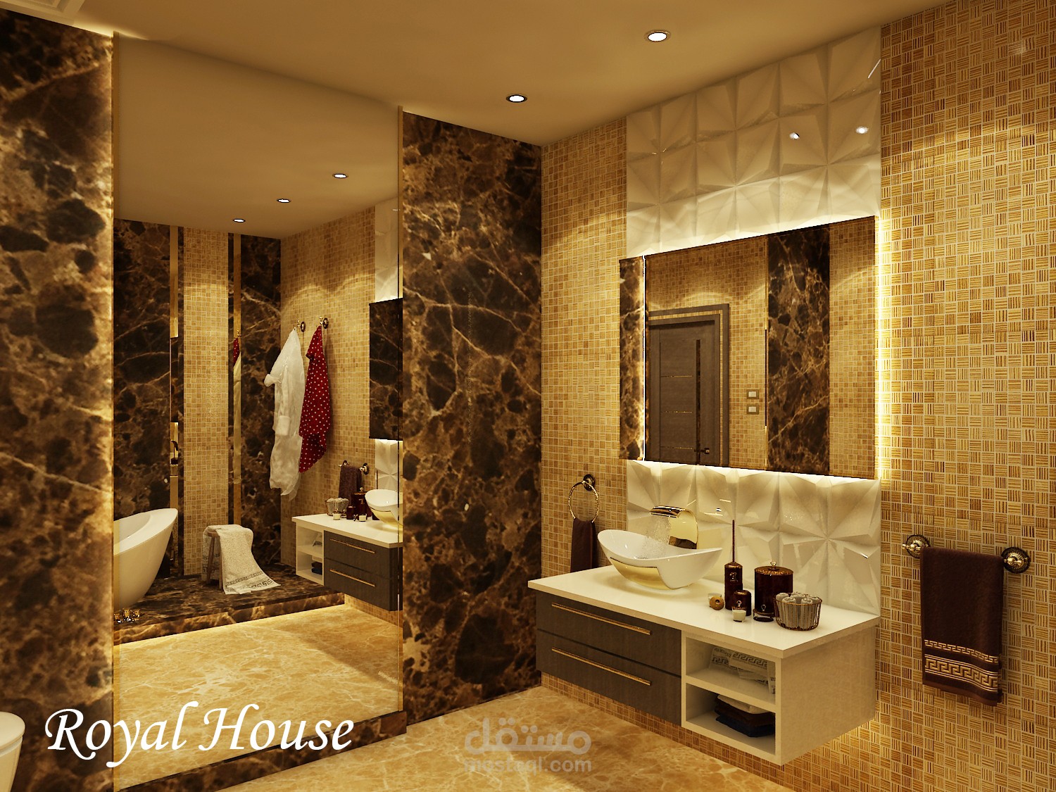 Interior Design (Bathroom) | مستقل