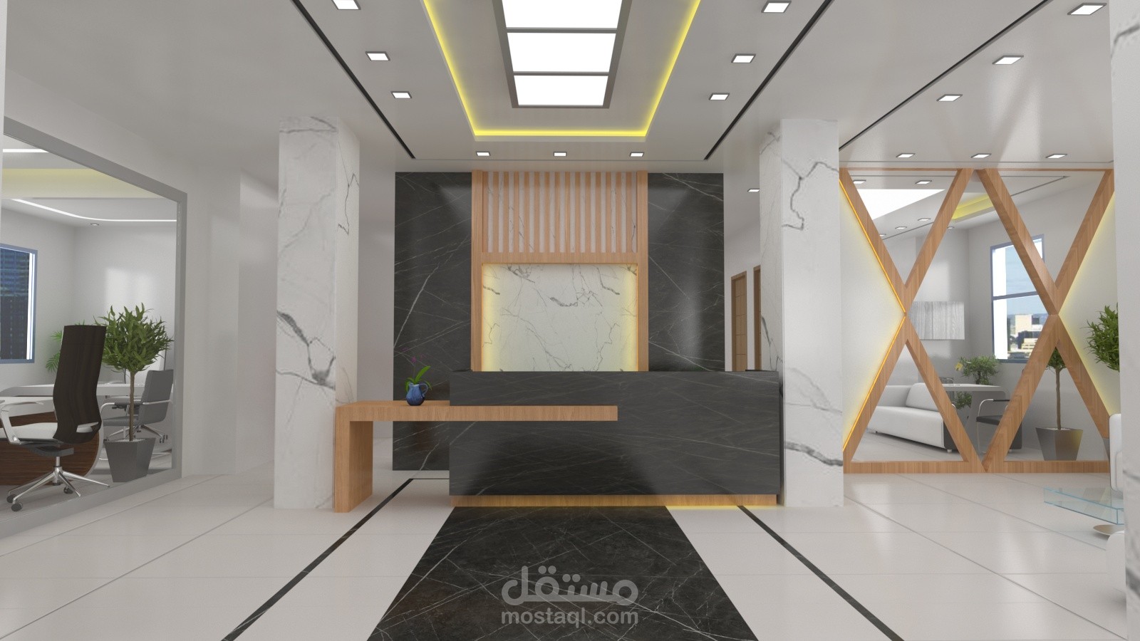 تصميم مدخل شركة