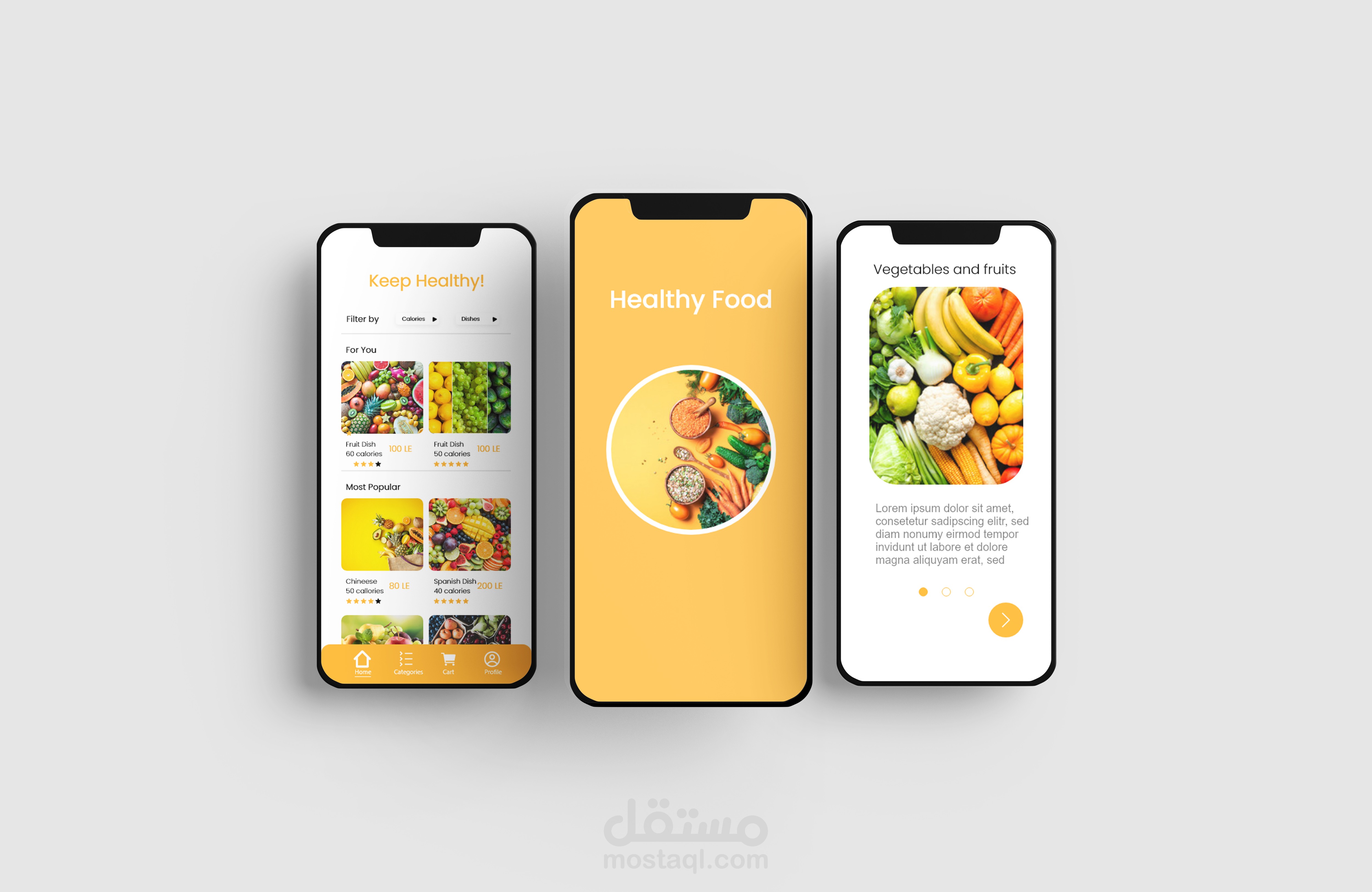 Healthy Food App 
