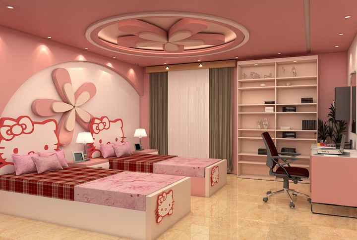تصميم غرفة بنات