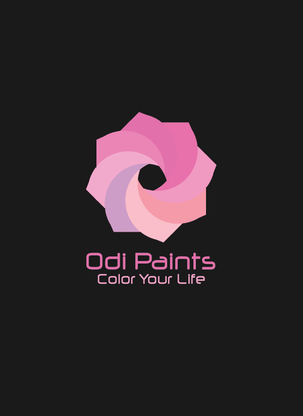 شعار وهوية لشركة اودي للدهانات Odi Paints Logo and Identity