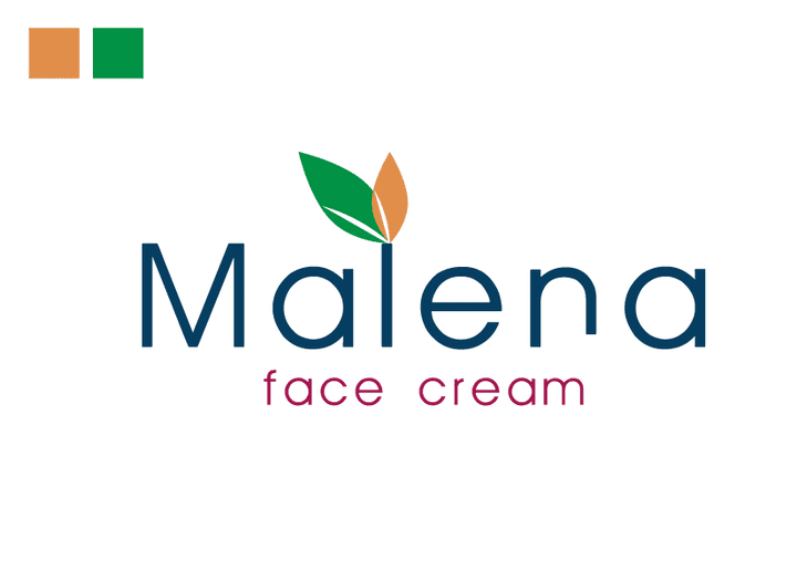 شعار لمنتج مالينا كريم للوجه malena cream face Logo