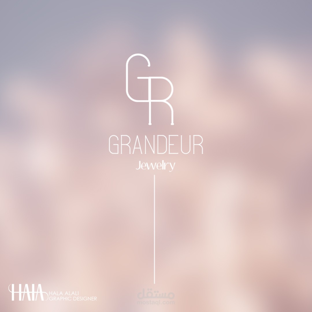 هوية بصرية لشركة GRANDEUR للمجوهرات