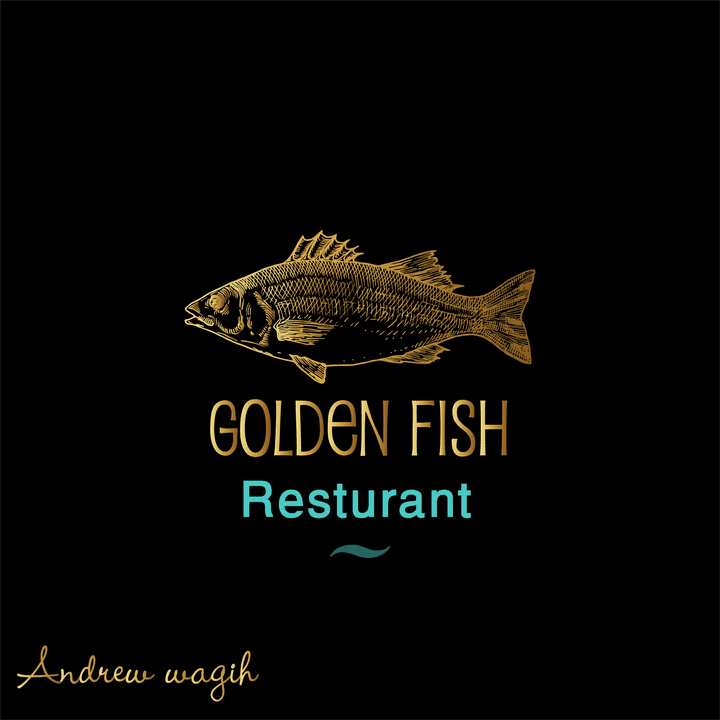 شعار مطعم سمك / fish restaurant logo
