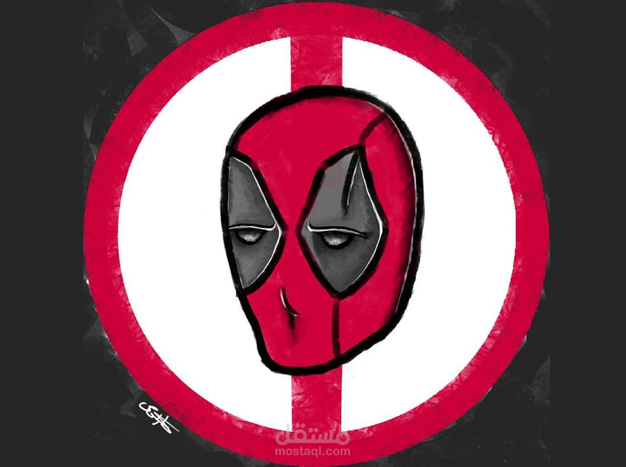 رسم لDeadpool