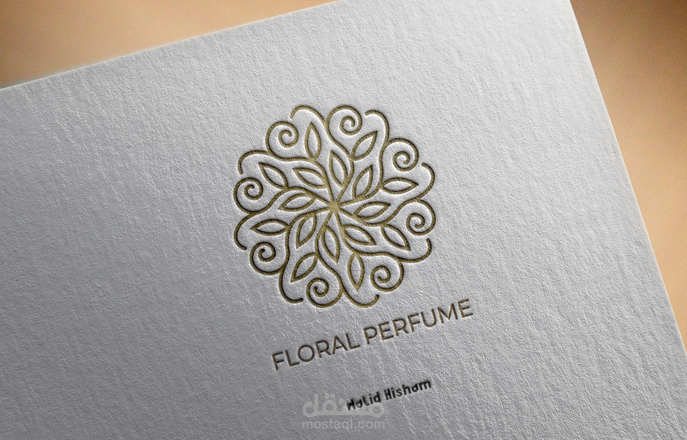 تصميم لوجو احترافى  floral perfume