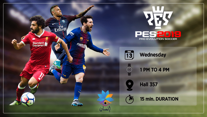 PES tournament social media design