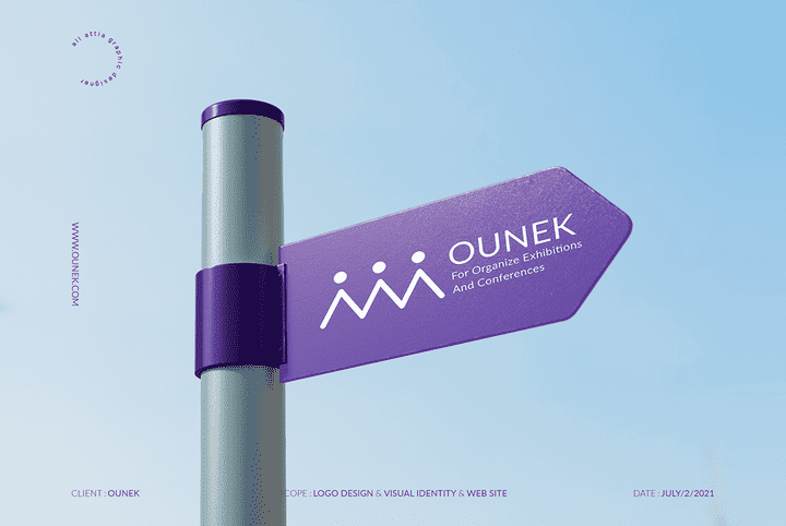 OUNEK Logo Design & Visual Identity & Website