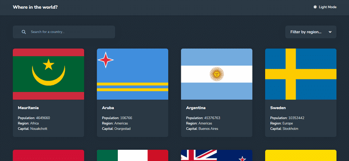 Countries App