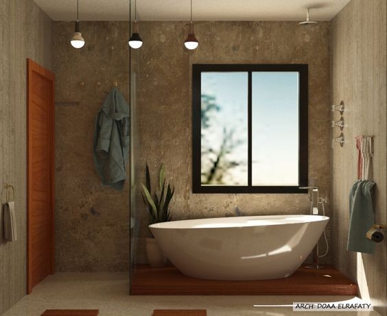 Interior design for bath room