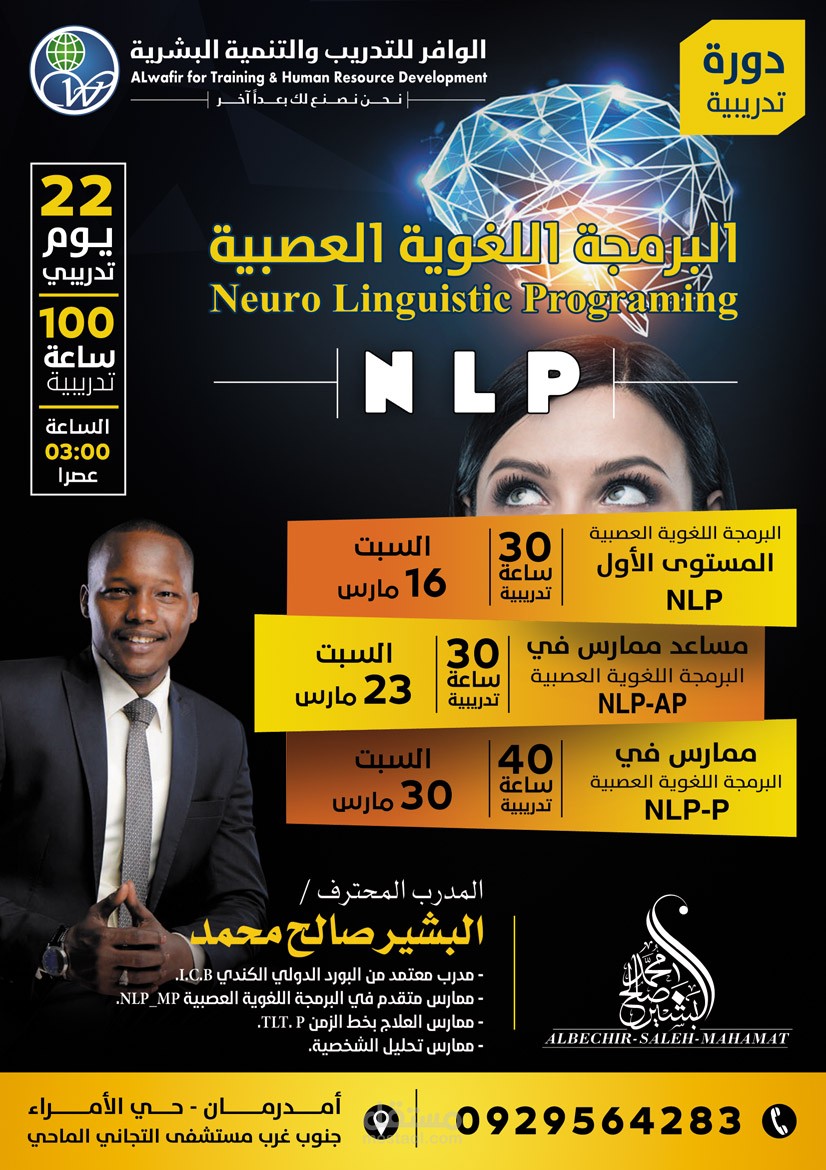 "البرنامج التدريبي المتكامل في احترافية البرمجة اللغوية العصبية"  (NLP Practitioner Integrated Programme)