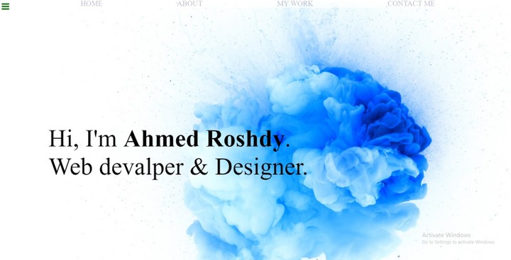 Responsive Personal Portfolio Webpage