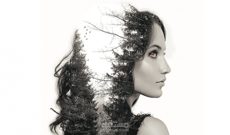 تصميم صورتك بطريقه احترافيهdouble exposure