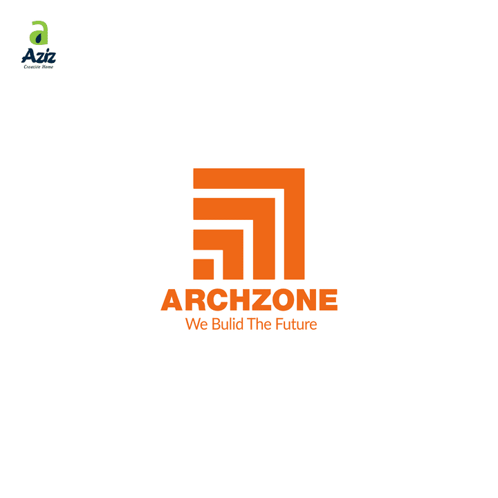 تصميم شعار لشركة Archzone الهندسية