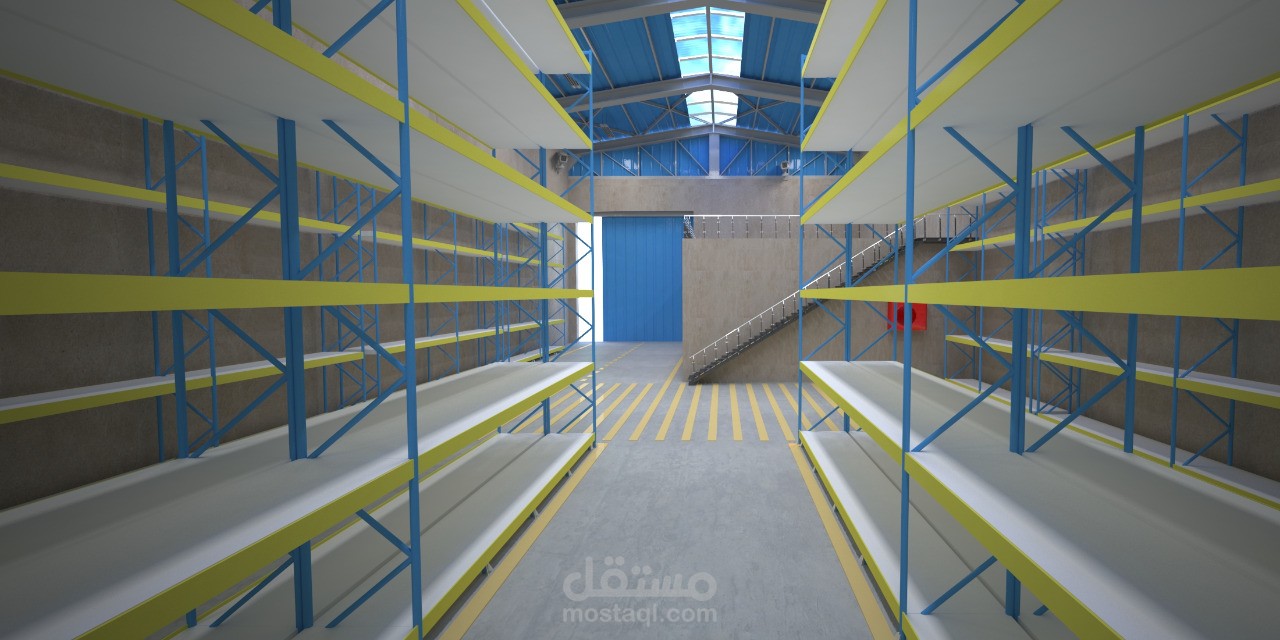 تصميم داخلى لهنجر تخزين steel