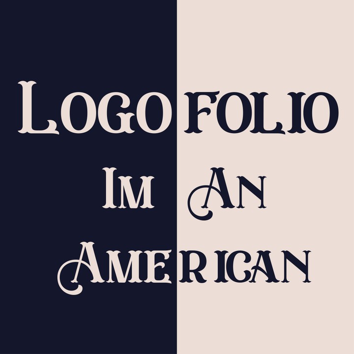 Logo design " I'm An American "