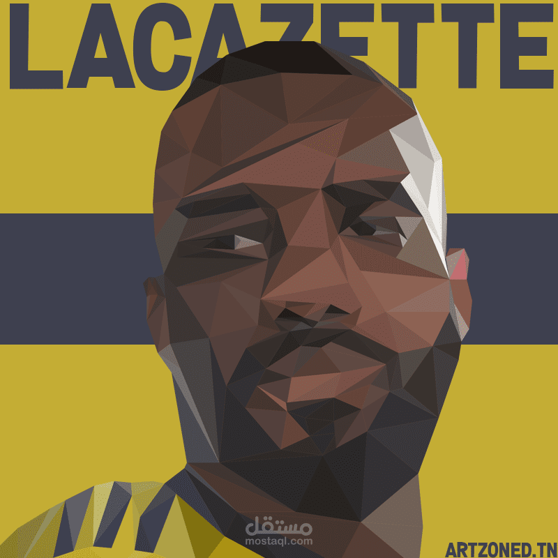 تصميم كرتوني للاعب كرة قدم