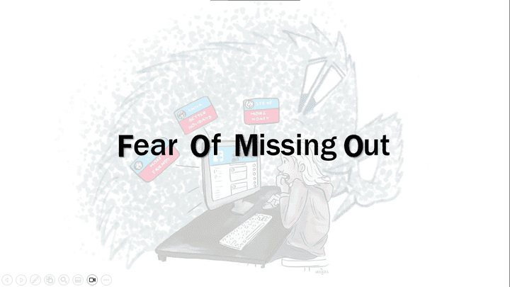 عرض تقديمي عن "Fear of missing out"