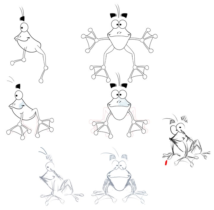 character design for a cartoon series -تصميم شخصسة كارتونيه