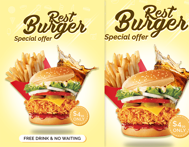 Burger banner