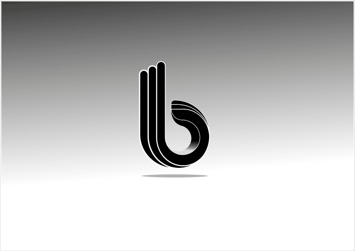 b logo