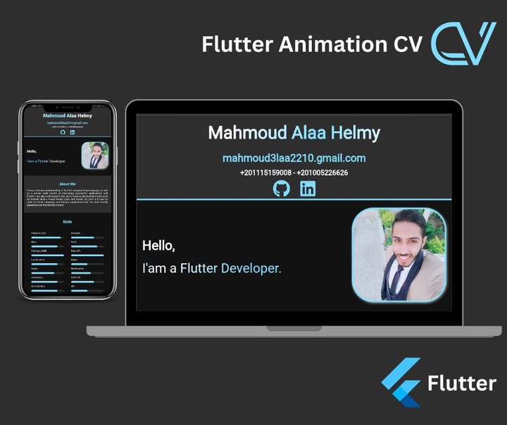 Flutter Animation CV