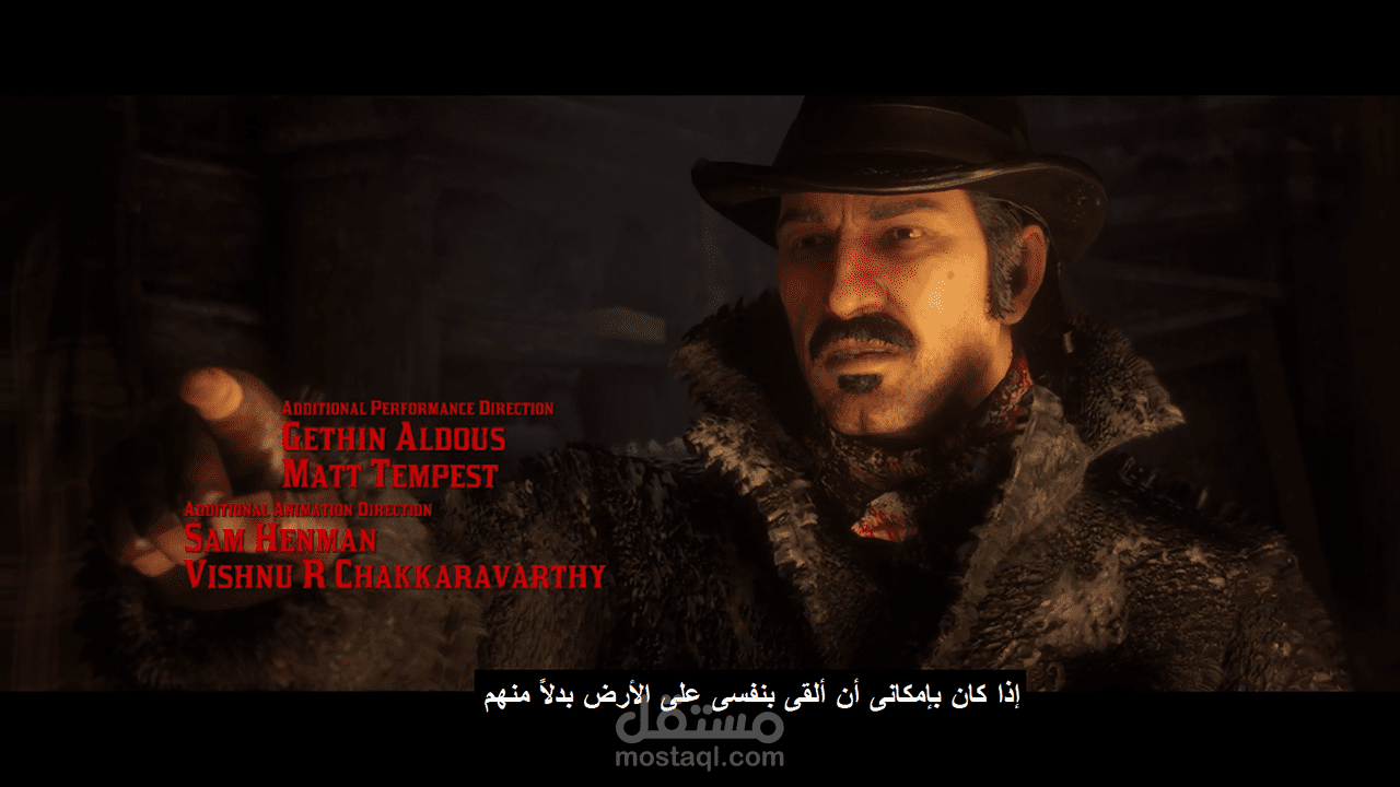 ترجمة فيديو للعبة Red dead redemption 2