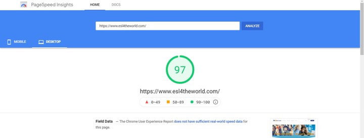 Page Speed Insights