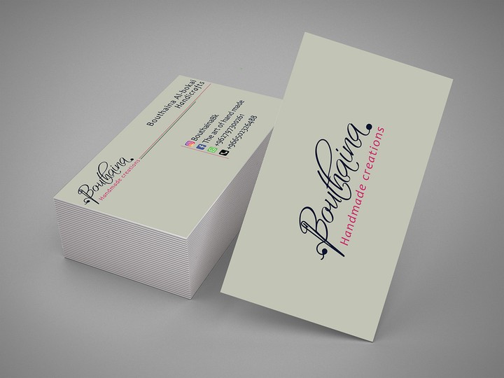 business card for handmade