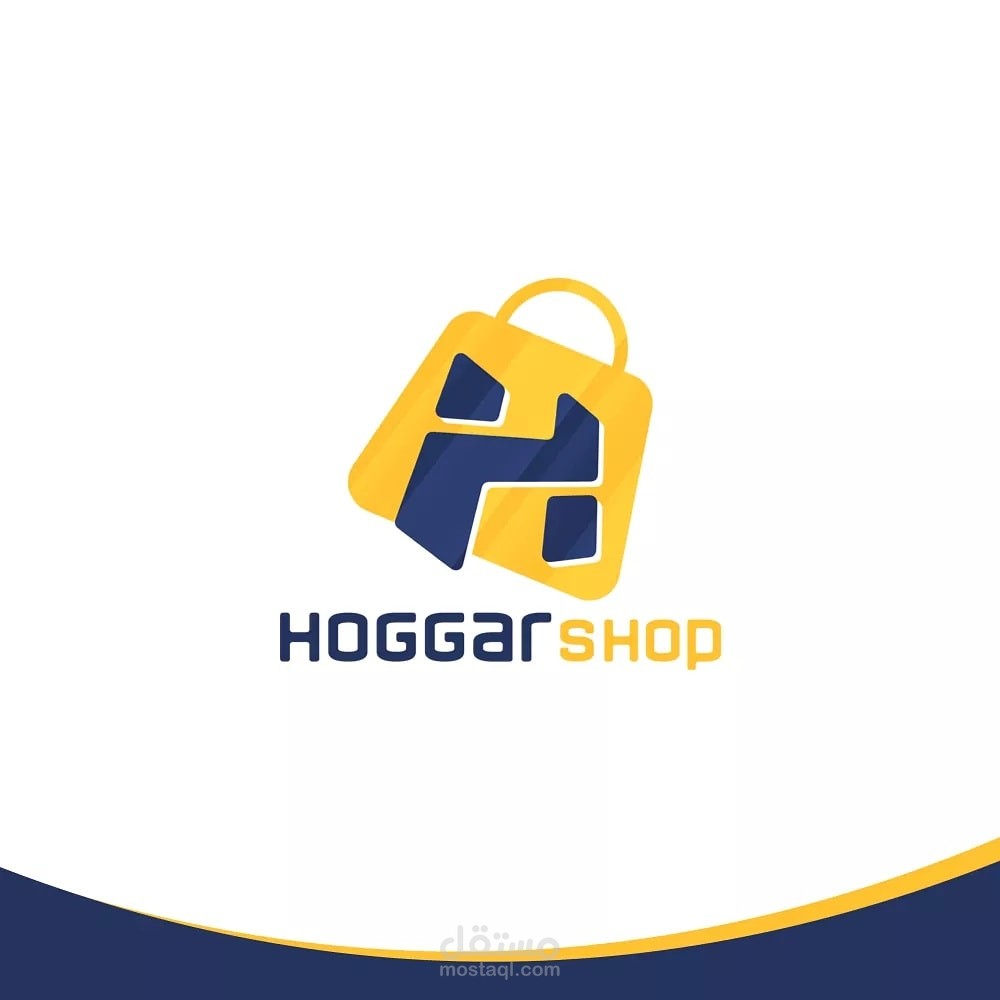 logo animation لشركة HOGGAR SHOP