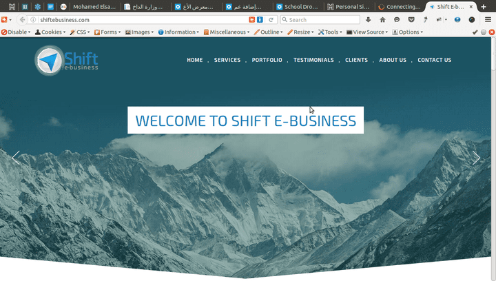 Shift e-business Site