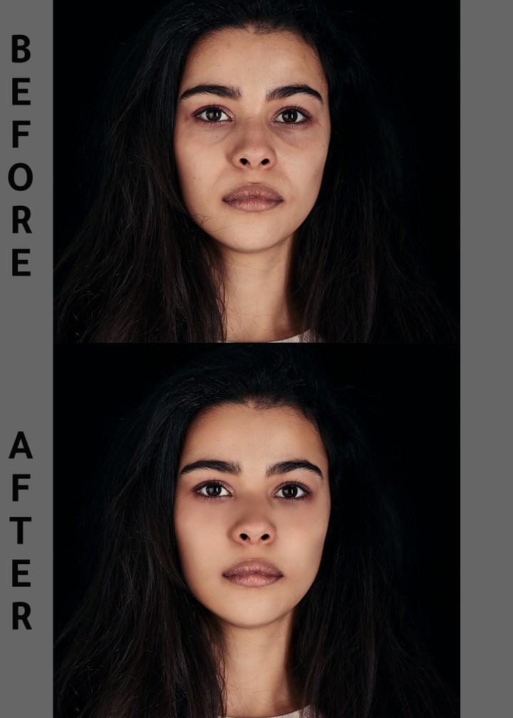 editing portrait