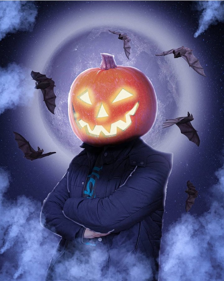 Halloween photo manipulation post