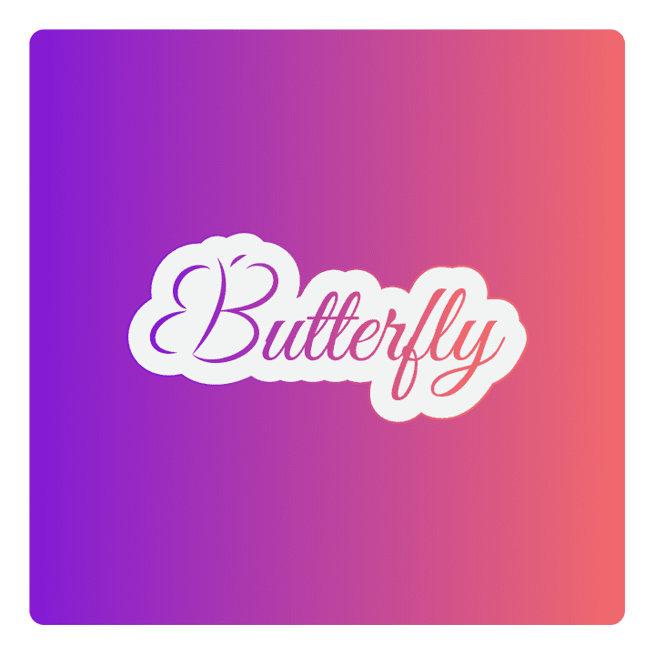 هوية بصرية لشركة (butterfly)