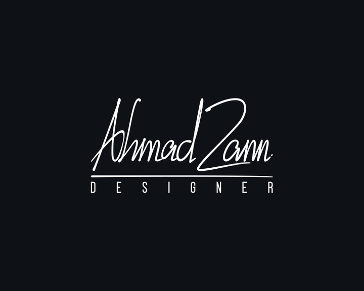 تصميم هوية بصرية لي كمصمم حر (Ahmad Zann Designer)