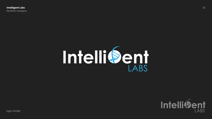 logo design (Intelligent Labs) nutrition comapny