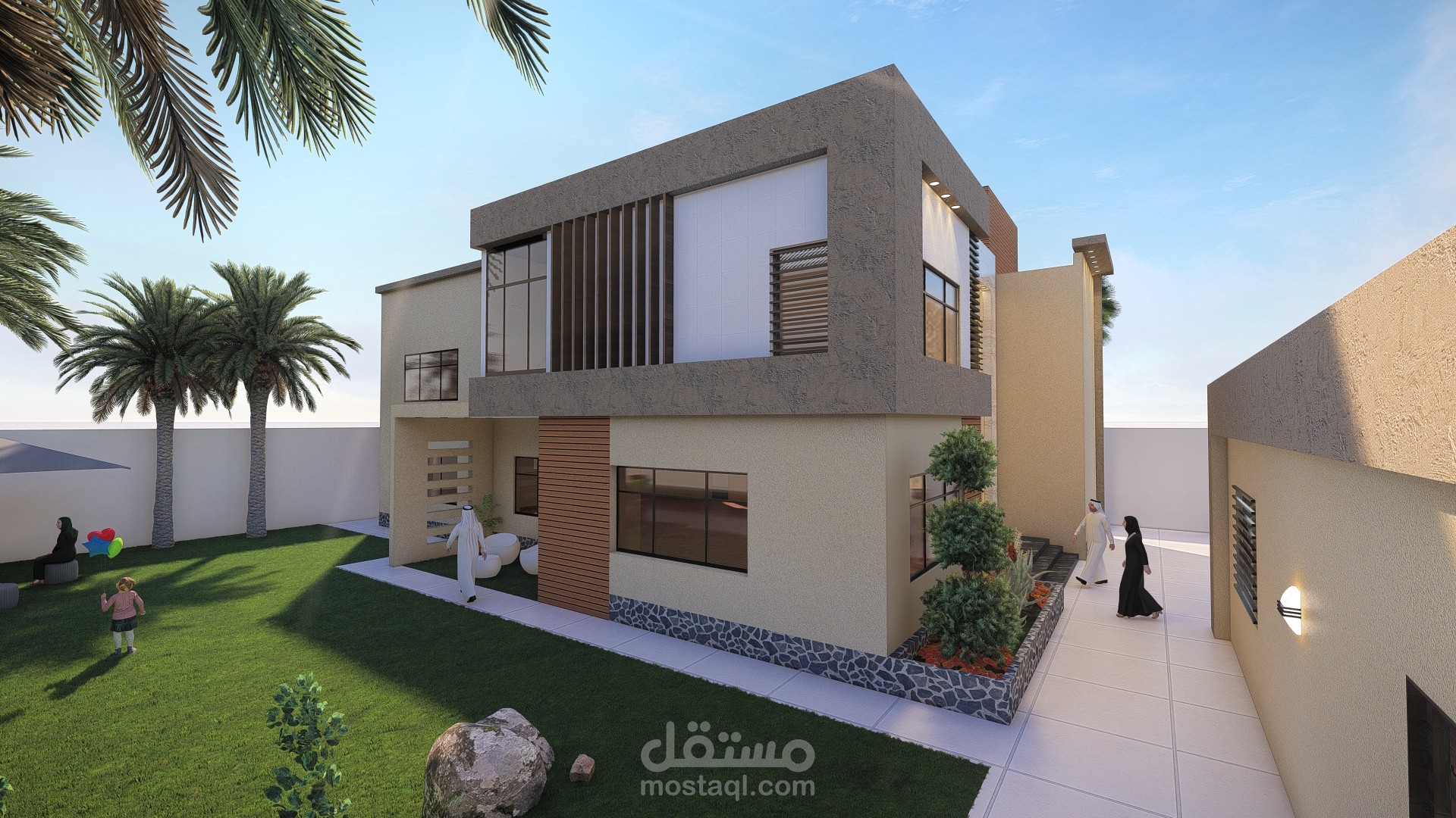 تصميم واجهات الفيلال والعماير