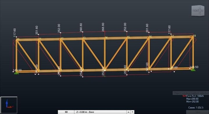 design truss from steel with AS4100 - 1998 Australian Standa