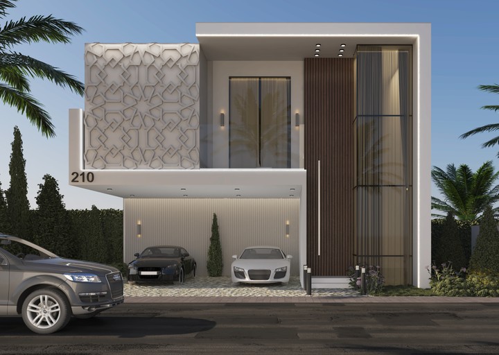 Exterior design villa