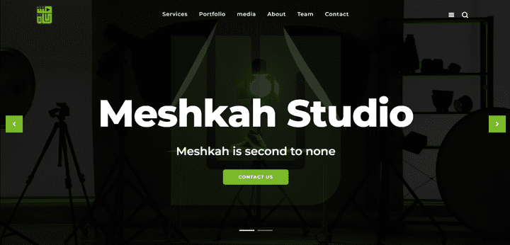 موقع تعريف لشركة meshkahstudio