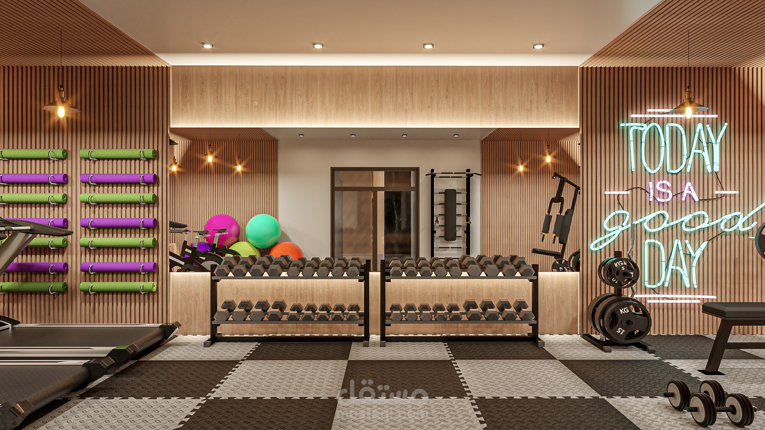 تصميم جيم منزلي | مستقل