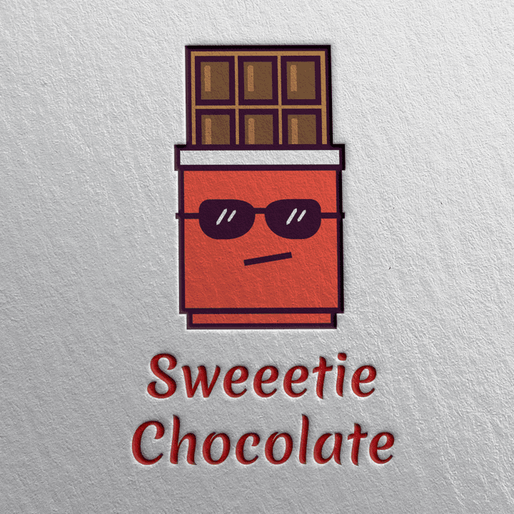 تصميم شعار Sweeetie Chocolate