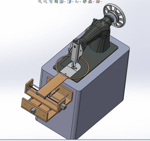 CNC sewing machine design