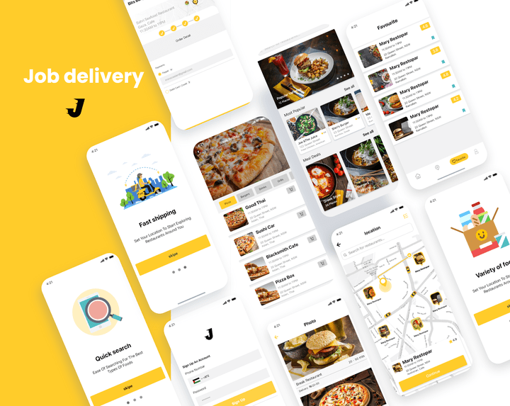(Food App (Job delivery)